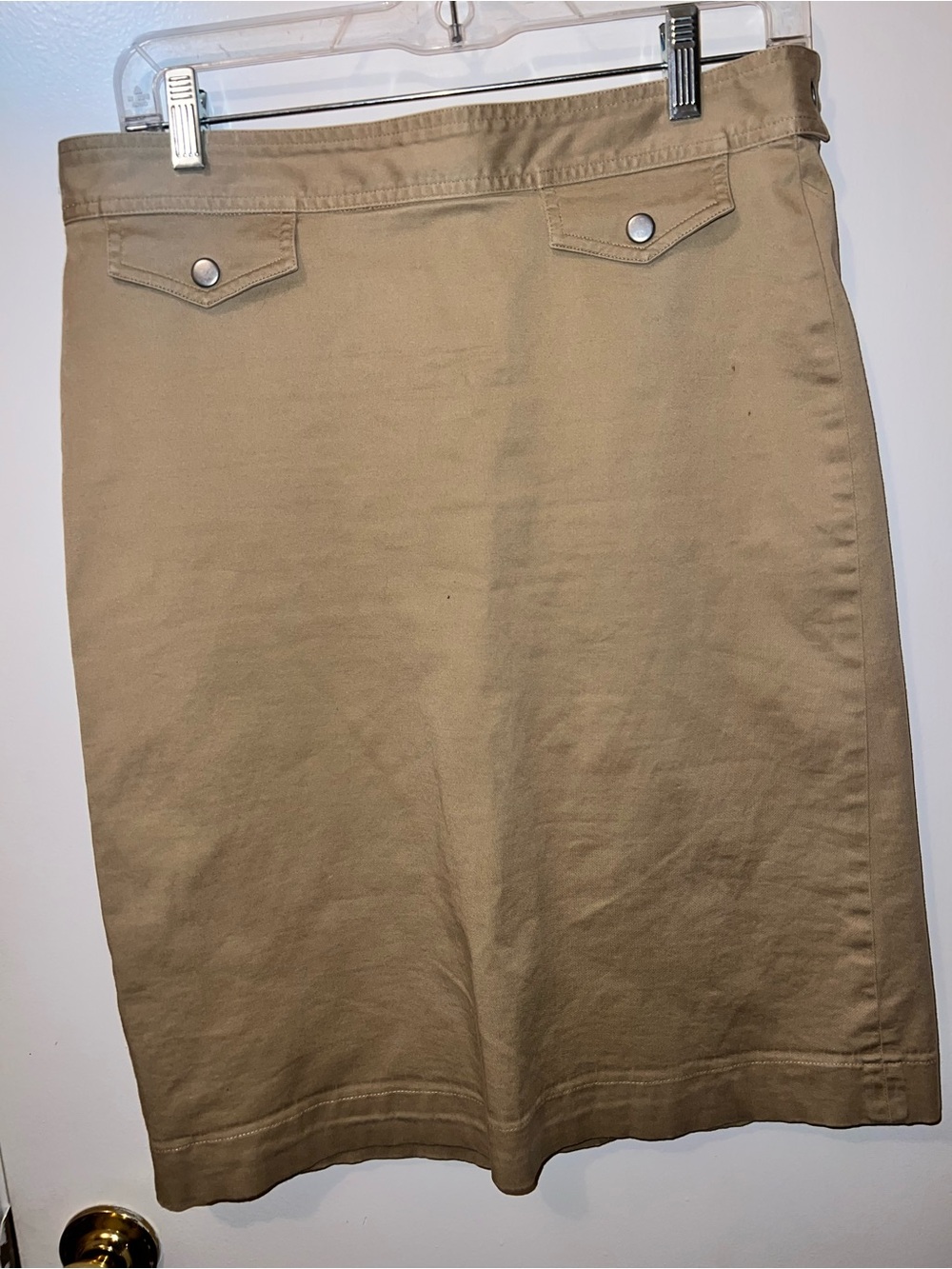 Vintage GAP Khaki Pencil Skirt - Tan